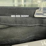The Limited  Mid Rise Skinny Black Jeans Size 14 NEW Classic Casual Stretch Photo 2