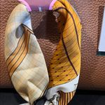 Anna Paola | Italian Leather Satchel w/ Crossbody & Scarf Brown Photo 13