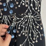 Adrianna Papell High-Low Floral Illusion Neckline Sheer Lace Overlay Dress sz 4P Photo 10