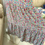 ZARA NWT  Ditsy Floral Print Strappy Maxi Sun Dress in Multicolored Women's M Photo 5