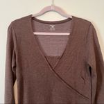 Horny Toad  Dress Medium Brown Tomboy Faux Wrap Dress Sz M GUC Athleisure Photo 2