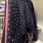 Free People Navy Blue Knit Sweater Photo 0