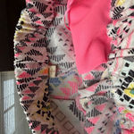 Xhilaration 2 pair of shorts; Yellow Textured Pom-Pom snd Neon pink Shorts Photo 3