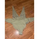 Salty Weekend Fiji Sage Green One Piece Swimsuit Size Large Photo 6