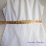 BLITHE Asymmetrical sleeveless Dress off white/ ivory, women size S White Photo 5
