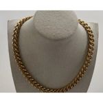 ZARA Gold And Silver Tone Chunky Chain Embossed Coin Necklace Women’s Sz 18.5” Photo 5