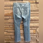 Mother Weekender Fray Jeans Flare Denim in color Dreamer 32 Blue Photo 2