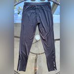 ZARA  W&B Activewear Reflective Zipper Running Leggings in Black - Size Small Photo 7