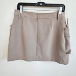Wilfred Size 10 beige mini skirt with flap pockets Photo 3