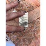 Susan Bristol Long Sleeve Button Up 100% Silk Size 10 Pink Pattern Top Blouse Photo 3