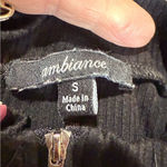 Ambiance Small Ribbed Mini Dress Black Photo 3