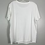 Old Navy White Jolly Vibes Santa Claus Christmas Graphic T-Shirt Large L NWT Photo 4