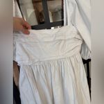 Abercrombie & Fitch Abercrombie Emerson babydoll mini dress Ruched Puff short Sleeve bride bump Photo 8