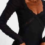 Free People NWT  Forever Young Bodysuit Size L Photo 3