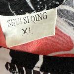 Shui Si Qing Black Red White Short Sleeve Top XL Photo 2