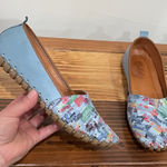 GELATO Women's Tennace Soft Leather Lightweight Shoes In Blue Size 39 (8 Photo 0