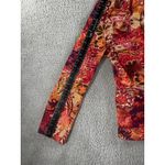 Coldwater Creek  Women Large Floral‎ Boho Chic Tapestry Blazer Jacquard Jacket Photo 4