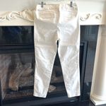 Old Navy White Cotton Pants Chino  Size 6 Tall Photo 7