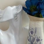 Silver Double Hoop Earrings Photo 2