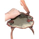 J.Crew Vintage 90s  Orange Pink Paisley Preppy Canvas Tote Bag Photo 8