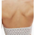 Free People NWT intimately Adella Lace white Halter Braalette Large Photo 2