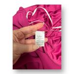 Lulus M Magenta Chiffon Maxi Dress Side Slit V Photo 9