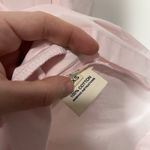 Parke Pink‎ Cotton Long Sleeve Button Front Polo Romper Size XS Pink Photo 2