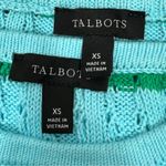Talbots Textured Knit Striped Button Up Cardigan Sweater Tank Top Set XS Photo 8