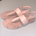 Vionic NWOT  Tala Pink Snake Print Foam Velcro Slingback T Sandals 8 Sporty Photo 15