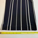 Chico's Collection Women's Jumpsuit Sz 16 Large Sleeveless Striped Navy White # Blue Photo 10