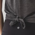 Lululemon Hot Like Agni Racerback Tank Tie Back Heathered Black Photo 7