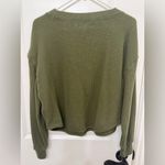 Madewell  Olive Knit Sweater Photo 2