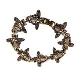 Bergdorf Goodman vintage gold tone bee bracelet Photo 0