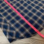 Etcetera EE By  metallic plaid shirt dress popover sz 6 blue gold Photo 3