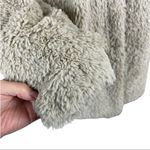 Kenneth Cole Women's Fuzzy Faux-Fur Teddy Jacket Coat in Beige Size Medium Photo 14