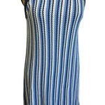 C&C California C & C California Blue White Crochet Halter Style‎ Swim Cover Up Mini Dress Beach Photo 0