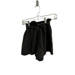 SheIn  Black Paperbag Waist Shorts with Tie Belt‎ Size Small Photo 1