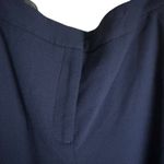 Trina Turk Banshee Navy Blue High Rise Crepe Ankle Office Dress Pants Size 16 Photo 5
