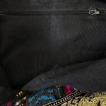 Hippie Festival Boho Colorful Shoulder Bag Women’s M Elephant Detail Tassels Black Photo 9