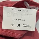 Loft  Ann Taylor Modern Skinny Crop Jeans Size 12 Womens Photo 7