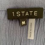 1. State  V-Neck Ruffle Textured Blue Dress Photo 5