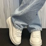 Soda White Vegan Leather Sneaker Photo 2
