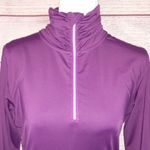 Title Nine Paradigm Purple Quarter Zip Athletic Long Sleeve Pullover Top Size M Photo 10