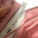 Fame and Partners Trine Dusty Rose Pink Satin V-Neck Maxi Gown Size 4 Photo 8
