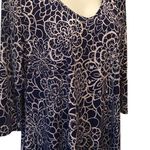 Clara Sunwoo Parachute Hem Tunic Top Sz. M Floral Print Photo 1