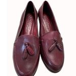 Etienne Aigner women’s red wine penny loafer shoes size 5.5M SKU 5040 Photo 0