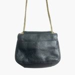 Michael Kors  Charlton Black Leather Gold Push Lock Crossbody Shoulder Bag Purse Photo 1