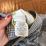 Anthropologie Cartonnier navy gingham tie waist pleated pant 4 Photo 9