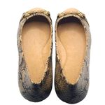 Kelly & Katie Wendie Snakeskin Print Ballet Flats – Women's Size 8.5M Photo 3