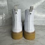 Hunter Boots Womens SZ 9 White Chelsea Rain Waterproof Gum Sole refined stitch Photo 4